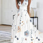 YARA - Stylish white floral dress
