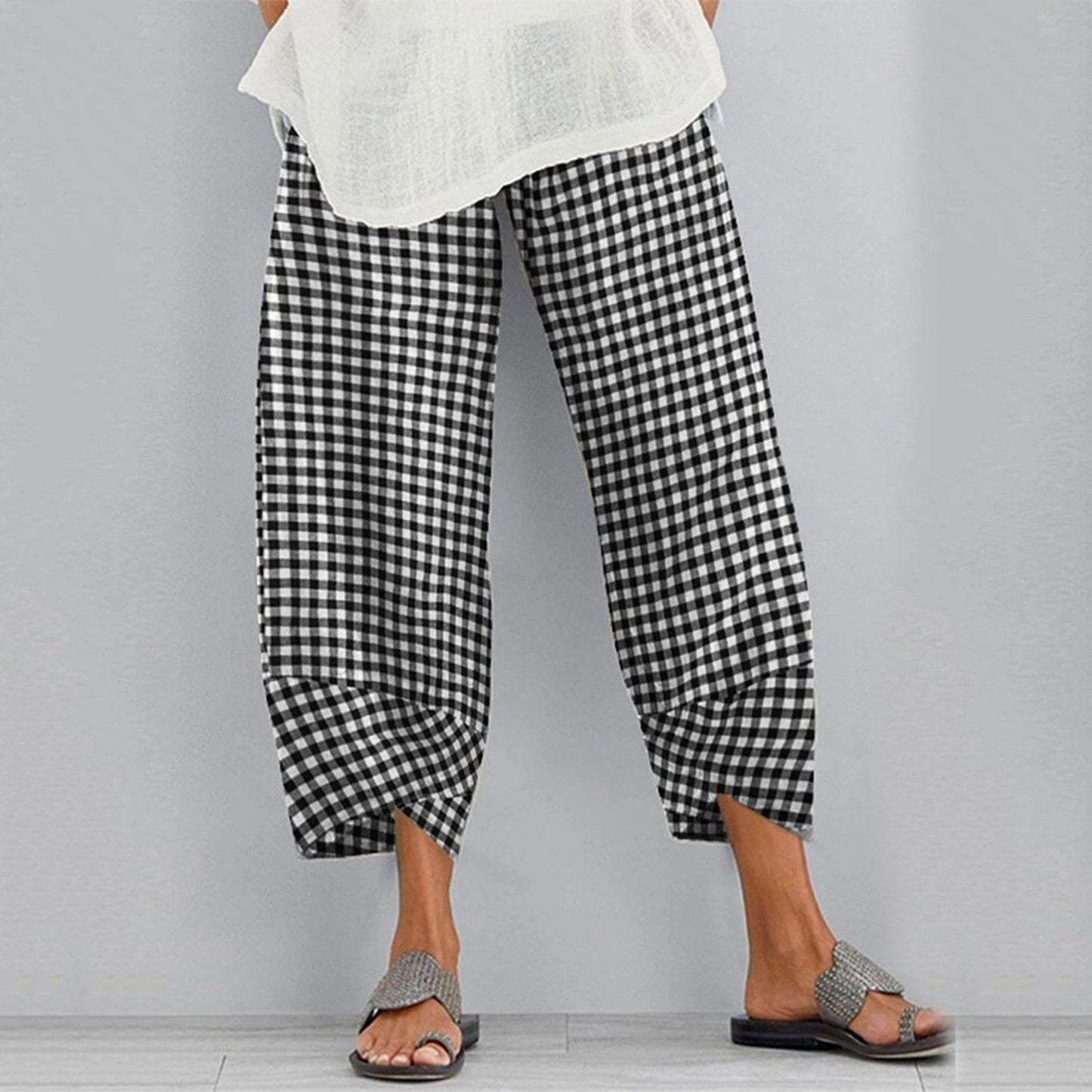 Nora - Cotton linen trousers