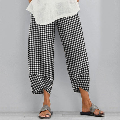 Nora - Cotton linen trousers