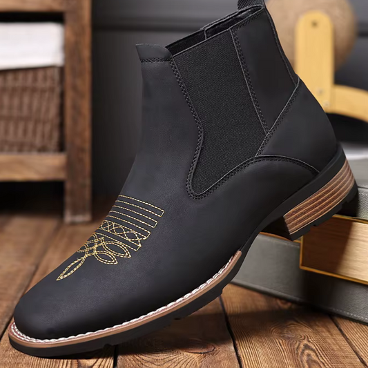 Manoel - Boots for Men in Cowboy Style with Elegant Design