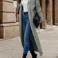 Patricia - Plain cardigan with open front
