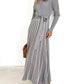 Zara - Long Sleeve Midi Dress