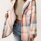 Pernie - Checked jacket with zipper
