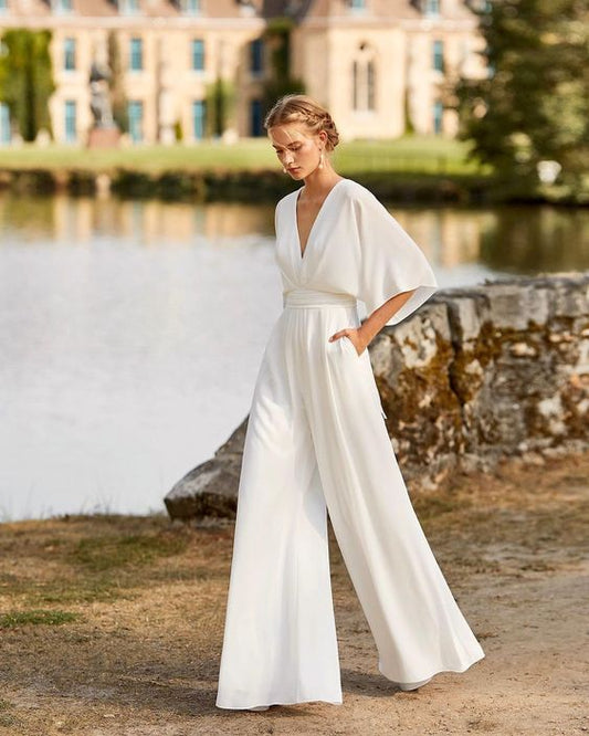 Yoko – Casual jumpsuit with wide-leg pants