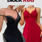 Seductive lace nightdress with V-neck – Loreen
