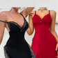 Seductive lace nightdress with V-neck – Loreen