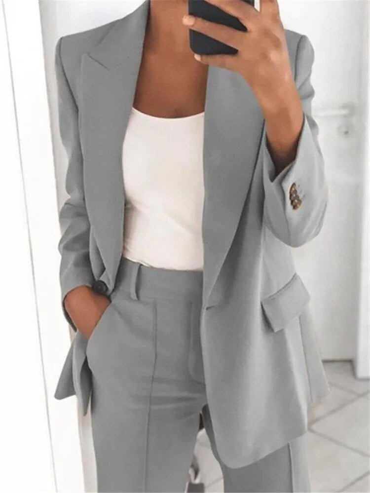 Kelly - Elegant Business Set [Blazer+Pants]