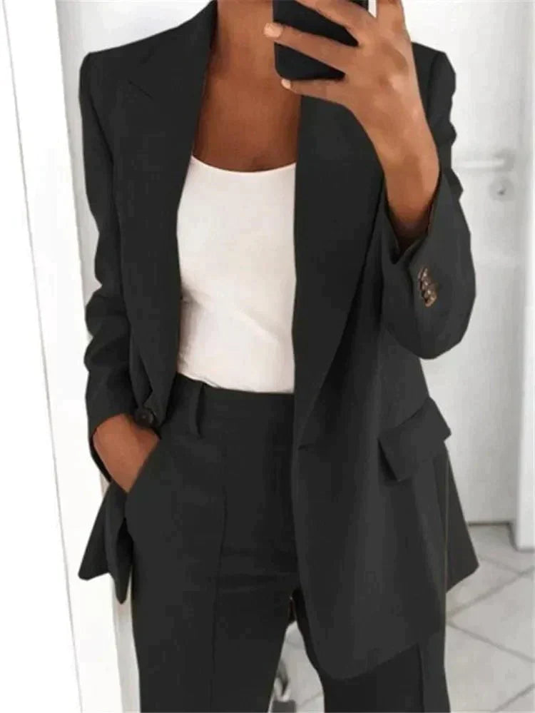 Kelly - Elegant Business Set [Blazer+Pants]