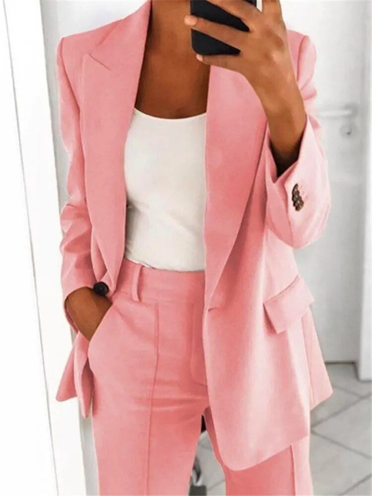 Kelly - Elegant Business Set [Blazer+Pants]