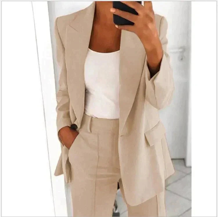 Kelly - Elegant Business Set [Blazer+Pants]