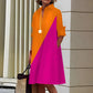 Everly - Fashionable dress with polo collar