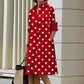 Everly - Fashionable dress with polo collar