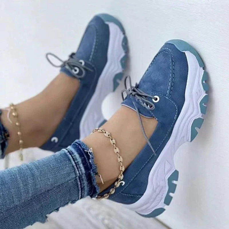 Adeline - Sporty design vulcanized shoes