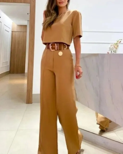 Sonia - elegant casual set [top + pants]