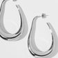 Mariah | Drop Hoop Earrings