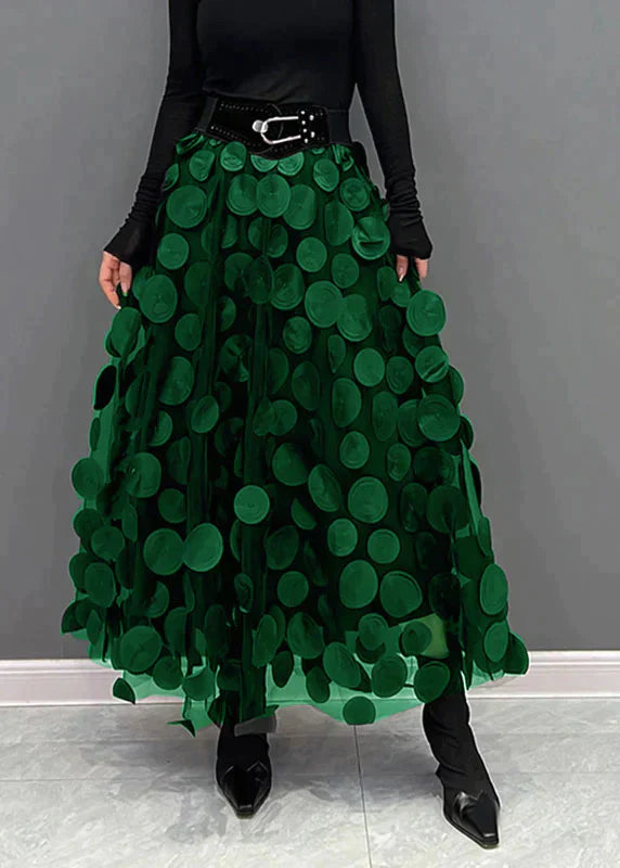 Violet - Elegant skirt with dots