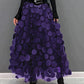Violet - Elegant skirt with dots