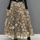 Violet - Elegant skirt with dots