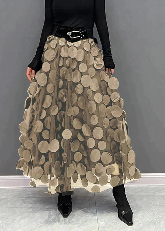Violet - Elegant skirt with dots