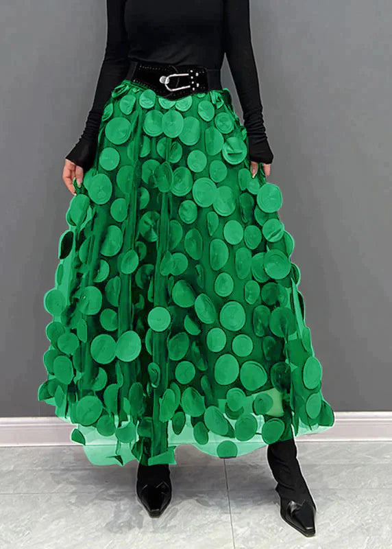 Violet - Elegant skirt with dots