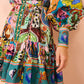Willa - Comfortable mini dress with full sleeves