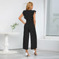 Virginia - Pleated Pants with Wide Leg Jumpsuit