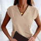 Sleeveless & Versatile Women's V-Neck Top – Soraya