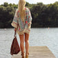 Marjorie - Loose cardigan with floral pattern
