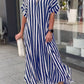 Liora | Striped Shirt Dress