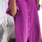 Jennilyn - Shirt style casual long dress