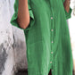 Jennilyn - Shirt style casual long dress