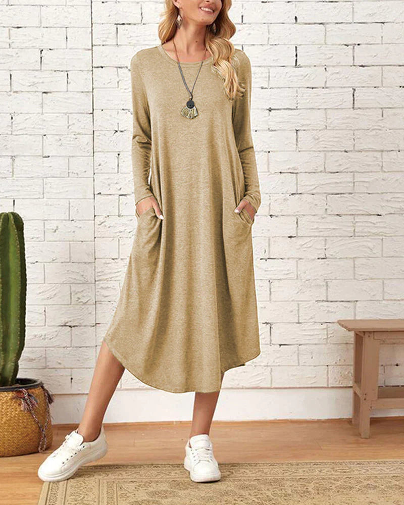 Zelda - Loose dress with long sleeves