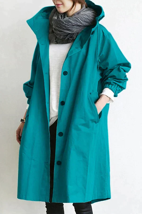 Maris Waterproof Oversized Mid-Length Trench Coat