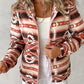 Marla - Aztec pattern coat for fall and winter
