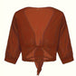 Olivia – blouse with open front for spring
