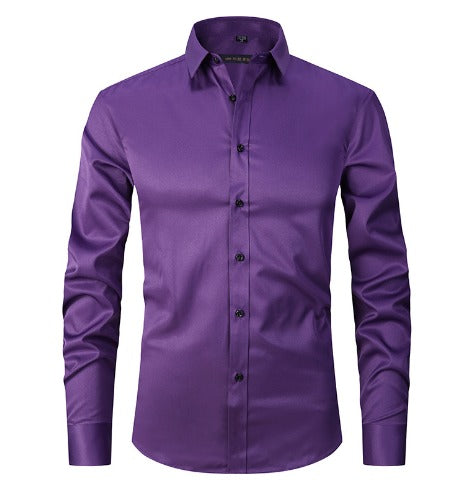 Mario - Men's wrinkle-free stretch shirt