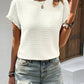 Vespera – Casual Summer T-Shirt with Round Neck and Short Sleeves