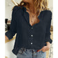 Linen Blend Women's Blouse