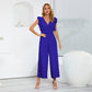 Virginia - Pleated Pants with Wide Leg Jumpsuit
