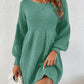 Ophelia - A-line knitted dress with long sleeves