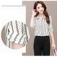 Stylish Women's Chiffon Blouse with Buttons & Turn-down Collar – Fenya