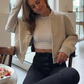 Tessa - cropped bomber jacket