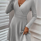 Anastasia - Elegant knitted bodycon dress with long sleeves