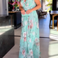 Leslie - Sleeveless V-Neck Dress with Side Split