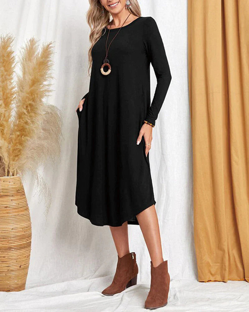 Zelda - Loose dress with long sleeves