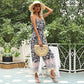 Felicity - Printed jumpsuit with floral pattern