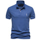 Luxe Cotton Polo with Deer Embroidery