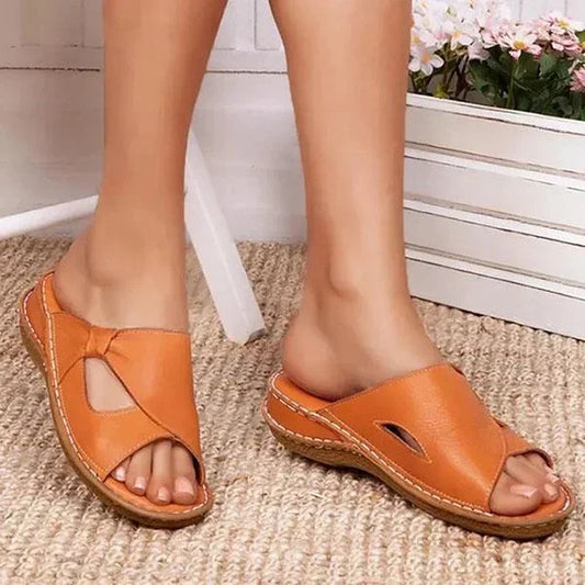 Hazel - Leather sandals