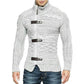 Boaz Urban Vest - Knitted Vest with Leather Details