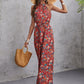Hattie - Floral Halter Jumpsuit